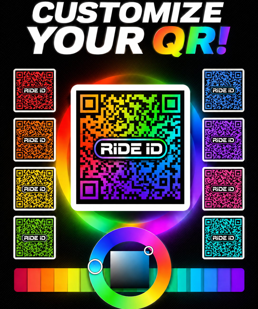 Ride ID 6 Pack- Pick a Color