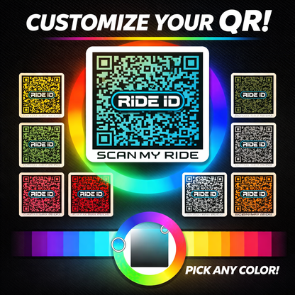 Premium Member Ride ID Stickers